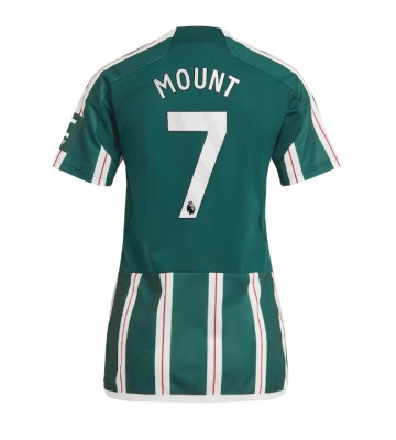 Manchester United Mason Mount #7 Bortatröja Kvinnor 2023-24 Kortärmad